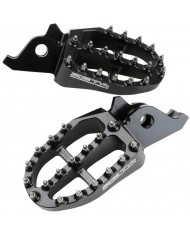 Estriberas Aluminio Zeta Honda Cr 125/250 02-07 Crf 250-450 r 04-20 Negra