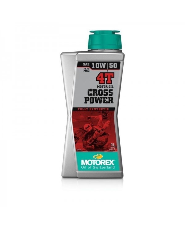 Aceite Motorex Cross Power 4T 10W/50 1 Litro Aceite Motorex Cross Power 4T 10W/50 1 Litro