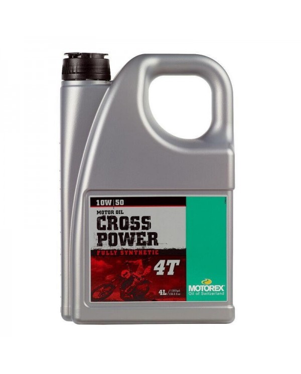 Aceite Motorex Cross Power 4T 10W/50 4 Litros