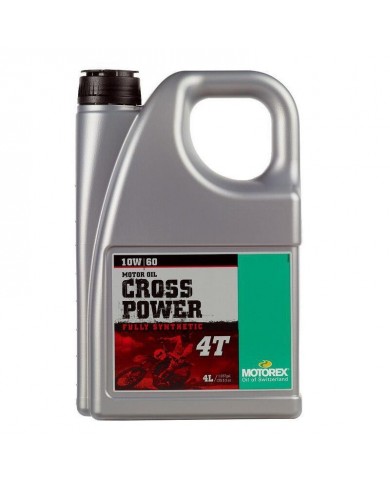 Aceite Motorex Cross Power 4T 10W/60 4 Litros Aceite Motorex Cross Power 4T 10W/60 4 Litros