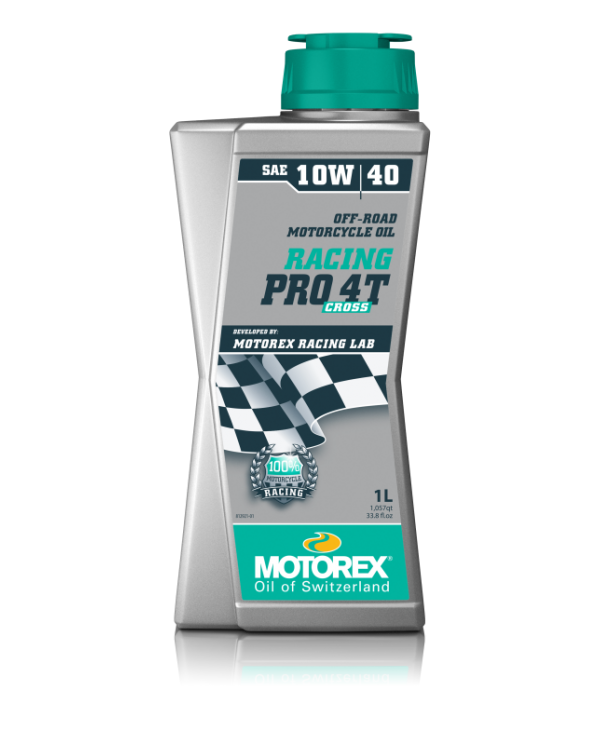 Aceite Motorex Racing Pro 10W/40 1 Litro (Especial mx motos japonesas)