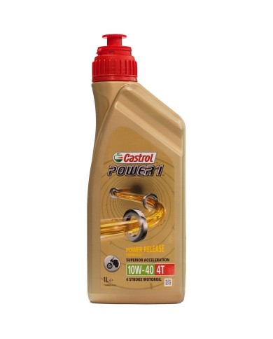 Aceite Castrol Power 1 4T 10W-40 1 Litro Aceite Castrol Power 1 4T 10W-40 1 Litro