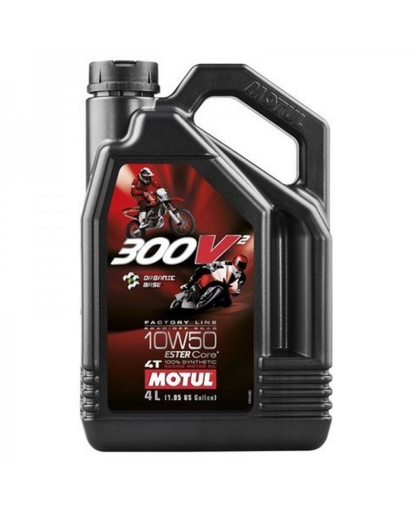 Aceite Motul 300V2 FL 4T 10W50 4L