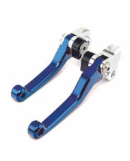 JUEGO MANETAS AZUL  ARTICULADAS CRPARTS  SUZUKI RM 125/250 04-08