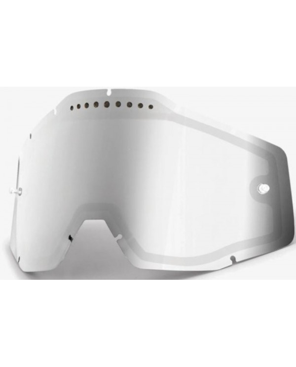 Cristal 100% Racecraft, Accuri, Strata Mir. Silver Vented Dual