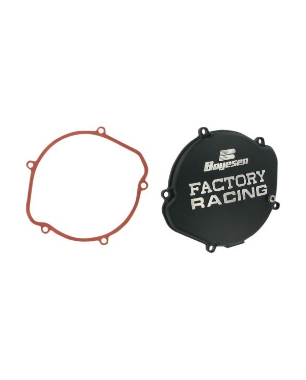 Tapa Discos Embrague Boyesen Honda CR 125 87-99 Negro