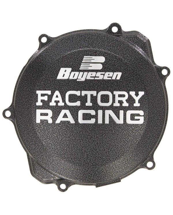 Tapa Discos Embrague Boyesen Honda CR 125 00-07 Negro Plata
