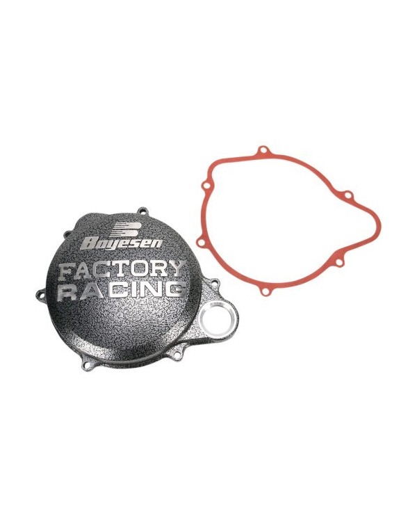 Tapa Discos Embrague Boyesen Honda CRF 250 R 10-17 Negro Plata