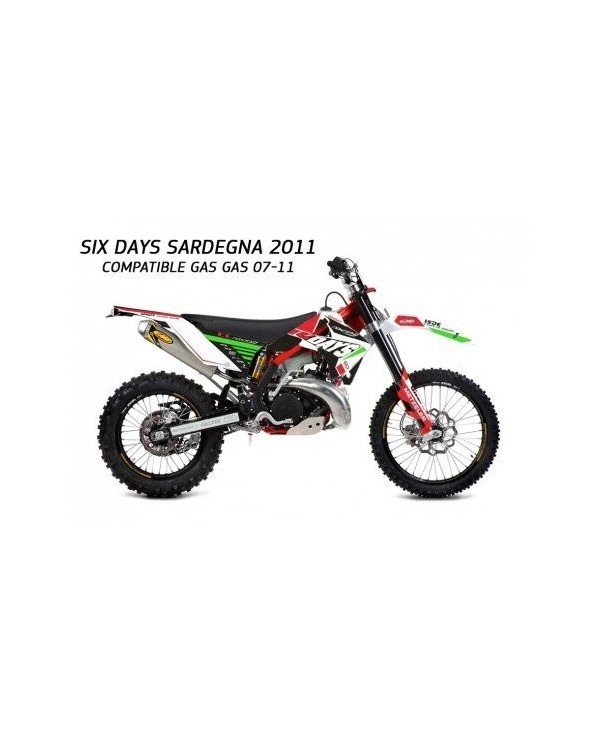 KIT PLASTICOS Y ADHESIVOS GAS GAS SARDEGNA 2011,polisport