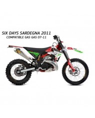 KIT PLASTICOS Y ADHESIVOS GAS GAS SARDEGNA 2011,polisport