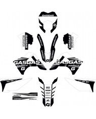 kit plasticos fluor y adhesivos gas gas ,polisport
