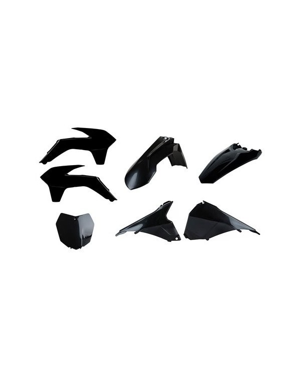 KIT PLÁSTICOS POLISPORT KTM EXC/EXCF 14-16 SX/SXF 13-15 NEGRO