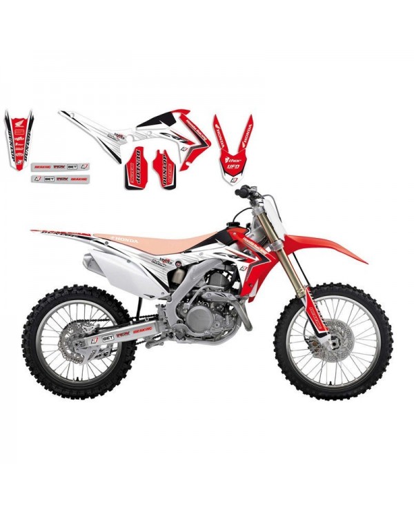 Kit Adhesivos Blackbird Linear Honda CRF 250 R 14-17 CRF 450 R 13-16