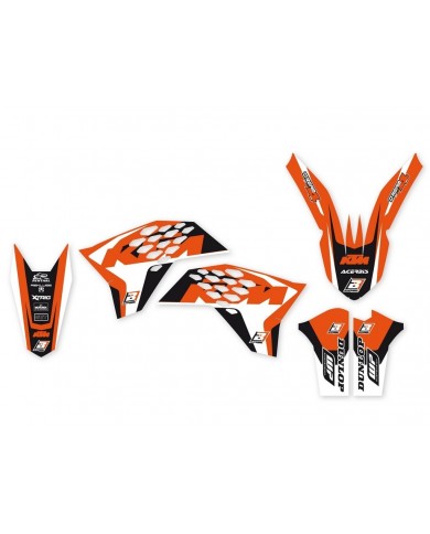 Kit Adhesivos Blackbird Dream 4 KTM EXC/EXC-F 08-11 SX/SX-F 07-10