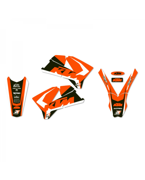Kit Adhesivos Blackbird Dream 4 KTM EXC/EXC-F 05-07 SX/SX-F 05-06