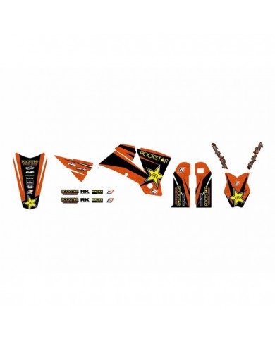 Kit Adhesivos Blackbird Rockstar KTM EXC/EXC-F 03-04 SX/SX-F 01-04