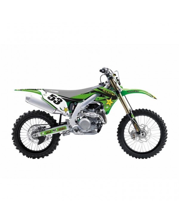 Kit Adhesivos Blackbird Rockstar Energy Kawasaki Kx450F 19-21 KX250 21