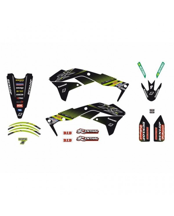 Kit Adhesivos Blackbird Team 18Kawasaki KX 450 F 16-18