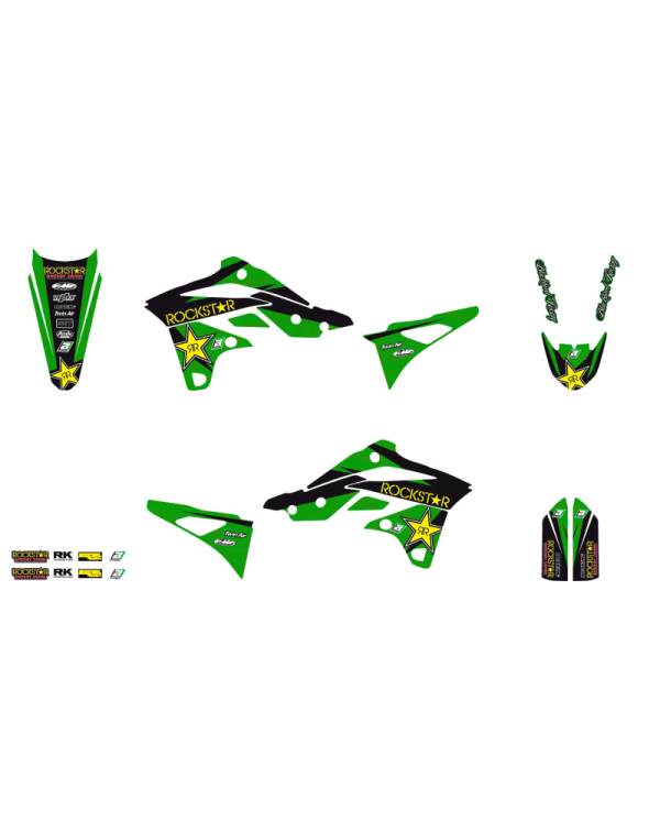 Kit Adhesivos Blackbird Rockstar Energy Kawasaki KX 250 F 13-16