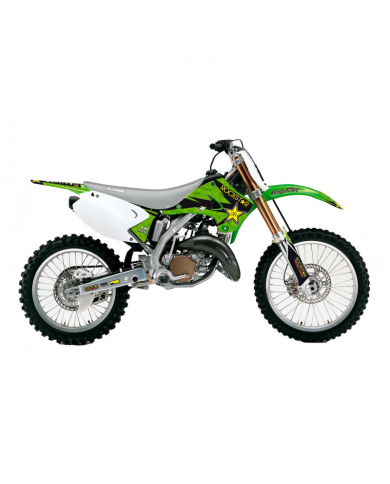 Kit Adhesivos Blackbird Rockstar Energy Kawasaki KX 125/250 03-08