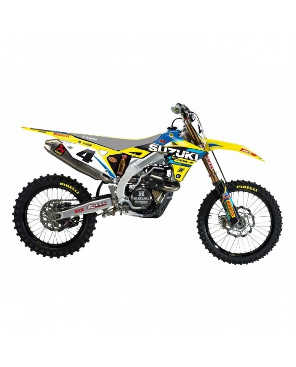 Kit Adhesivos Blackbird Réplica Team Restyle Suzuki RMZ 250 19-21 RMZ 450 18-21