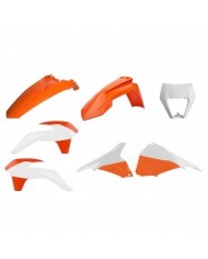 KIT RESTYLING KTM EXC/EXC-F (14-16) + GUARDABARROS DELANTERO + PORTAFAROS (17-19) OEM 15