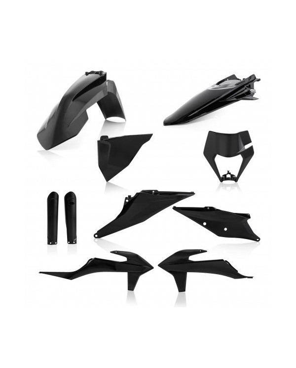 Full Kit Plásticos Polisport KTM EXC/EXC-F 20-23 Negro