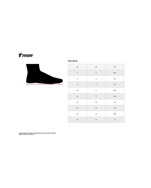 Botas THOR Radial - negro