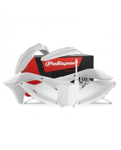 Kit Plásticos Polisport Kawasaki KX 450 F 16-18 Blanco,90690