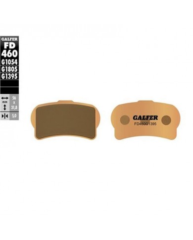 Pastillas De Freno Galfer Sinterizadas Trial Delanteras Gas Gas TXT Pro Racing 14-18