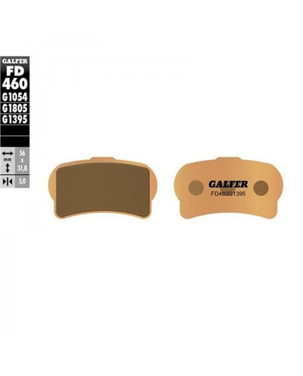 Pastillas De Freno Galfer Sinterizadas Trial Delanteras Gas Gas TXT Pro Racing 14-18