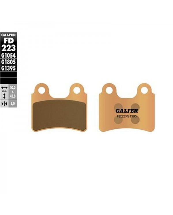 Pastillas De Freno Galfer Sinterizadas Trial Delanteras Gas Gas TXT 125 04-14 TXT 250/280 03-1