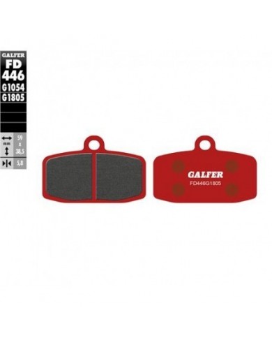 PASTILLAS DE FRENO GALFER DELANTERA  TRIAL GAS GAS TXT PRO RACING 125/250/280(2012-2013)