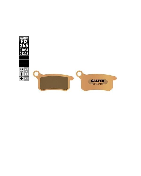 Pastillas De Freno Galfer Delanteras KTM SX 65 02-..SX 85 03-11 Traseras KTM SX 65 09-..
