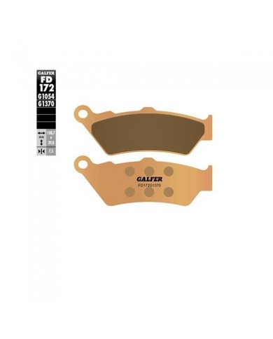 Pastillas De Freno Galfer Sinterizadas Delanteras Husqvarna 701 Enduro ABS 16-..