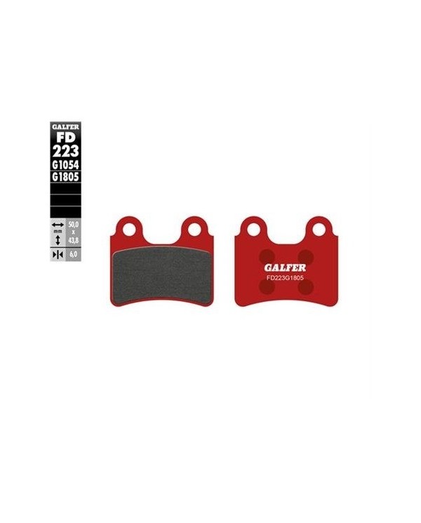 PASTILLAS FRENO GALFER COMPUESTO SEMI METAL SHERCO ST 1.25/2.5 (2006-2012)