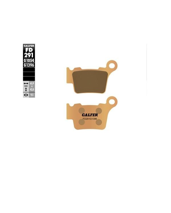 PASTILLAS DE FRENO TRASERAS GALFER HUSABERG TE 125/250/300 (2011-2014)