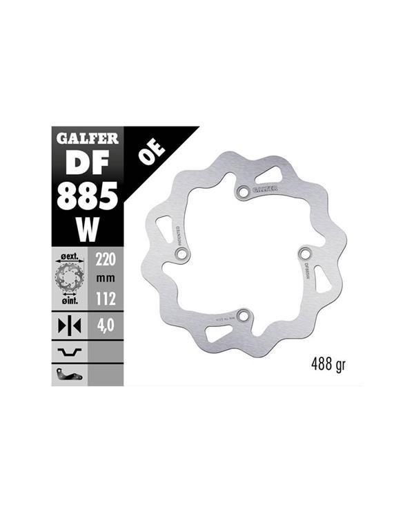 DISCO DE FRENO GALFER TRASERO HUSQVARNA ROJAS TODAS