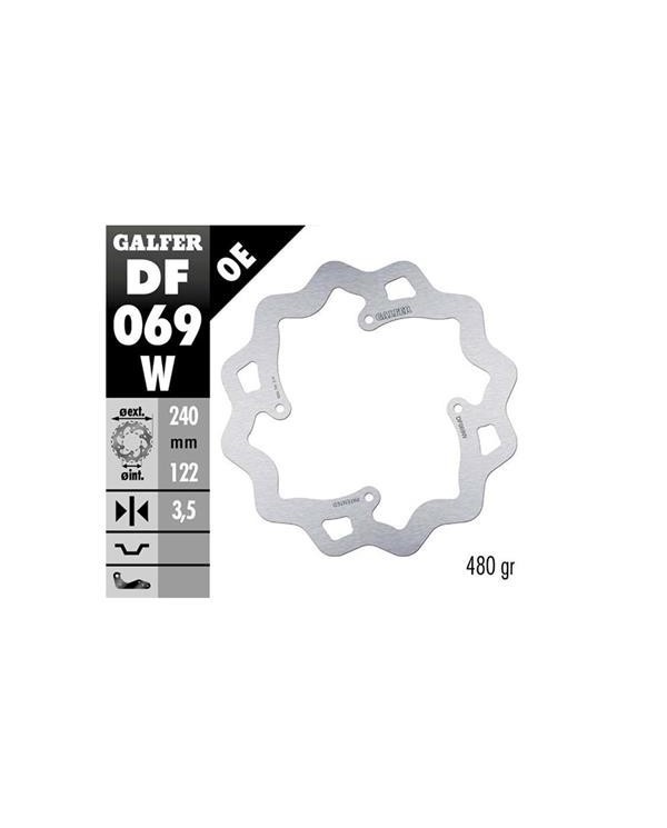 DISCO DE FRENO GALFER TRASERO HONDA CR125R/CR250R (2002-2007)