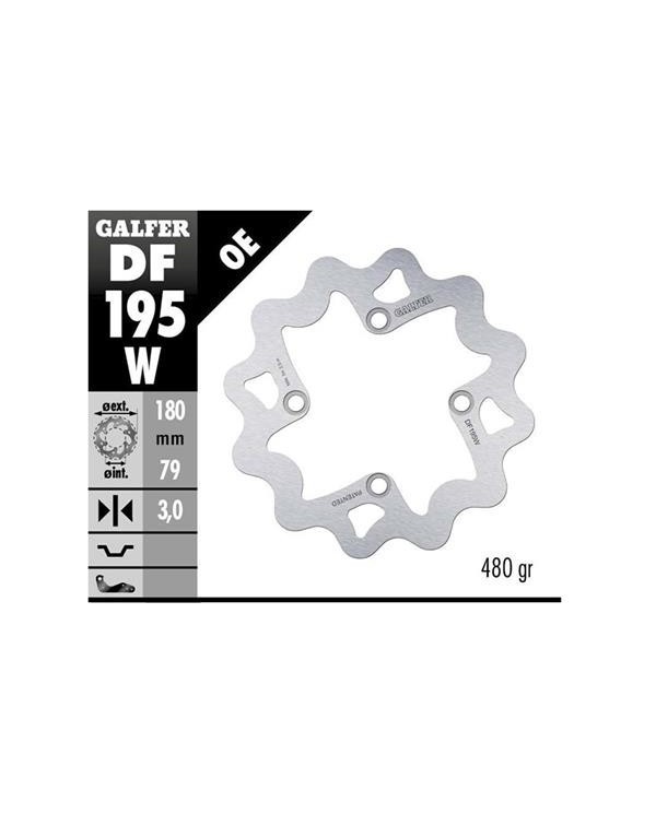 Disco Freno Trasero Galfer Floreado Kawasaki KX 65 00-15